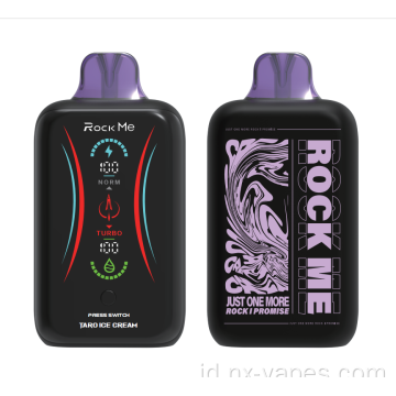 Rock Me 25000 Puffs Digital Botton Layar Penuh